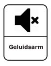 Geluidsarm symbool