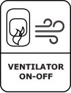 Ventilatoronoff symbool